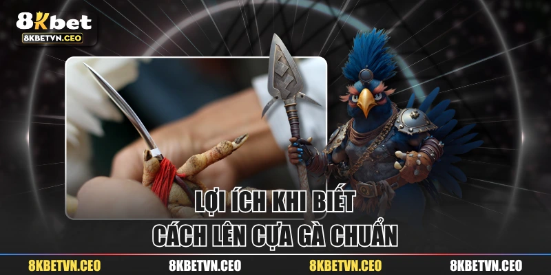 Lợi ích khi biết cách lên cựa gà chuẩn