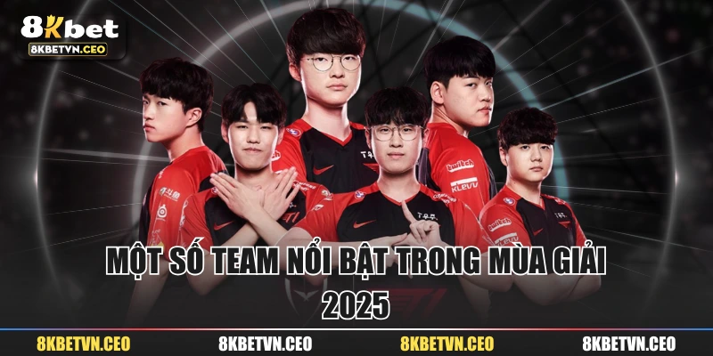 Một số team nổi bật trong mùa giải 2025
